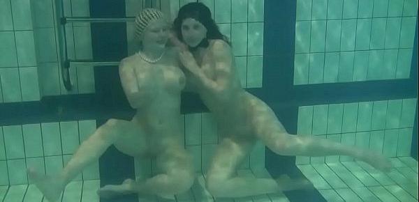  Two hot mermaids strip eachother and want eachother